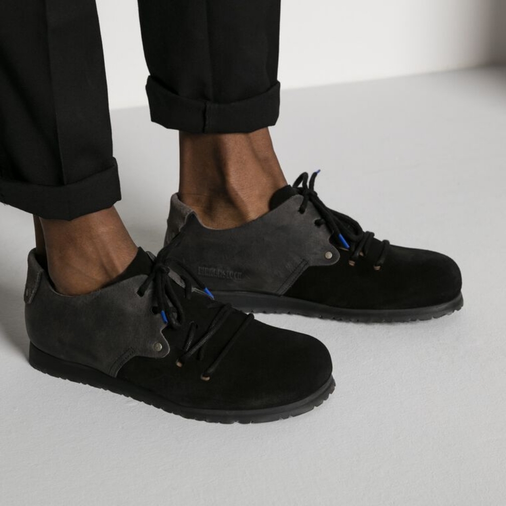 Birkenstock Montana Plus Suede Oiled Leather Shoes Size 9 9.5 Brown Two Tone - Picture 14 of 14